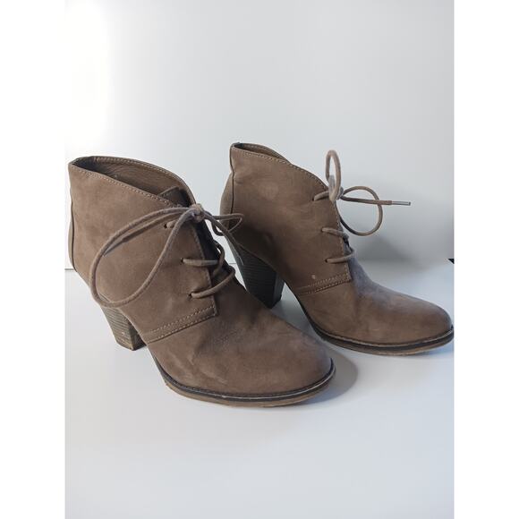 Mia Brown Lace Up Ankle Boots‎ Size 9 - Picture 1 of 7
